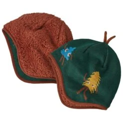 Bonnet Patagonia Baby Reversible Beanie Joshua And Friends Knit: Pinyon Green