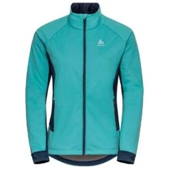 Veste Nordique Odlo Brensholmen Wmn Jkt Reef Waters Dark Sapphire