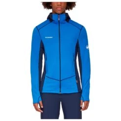 Polaire Mammut Taiss Light ML Hooded Jacket Ice Marine -Ski Équipement Boutique 3614d332994985d676c1a04a3275e3441ba24d71 H23MAMMTTH3326504 4