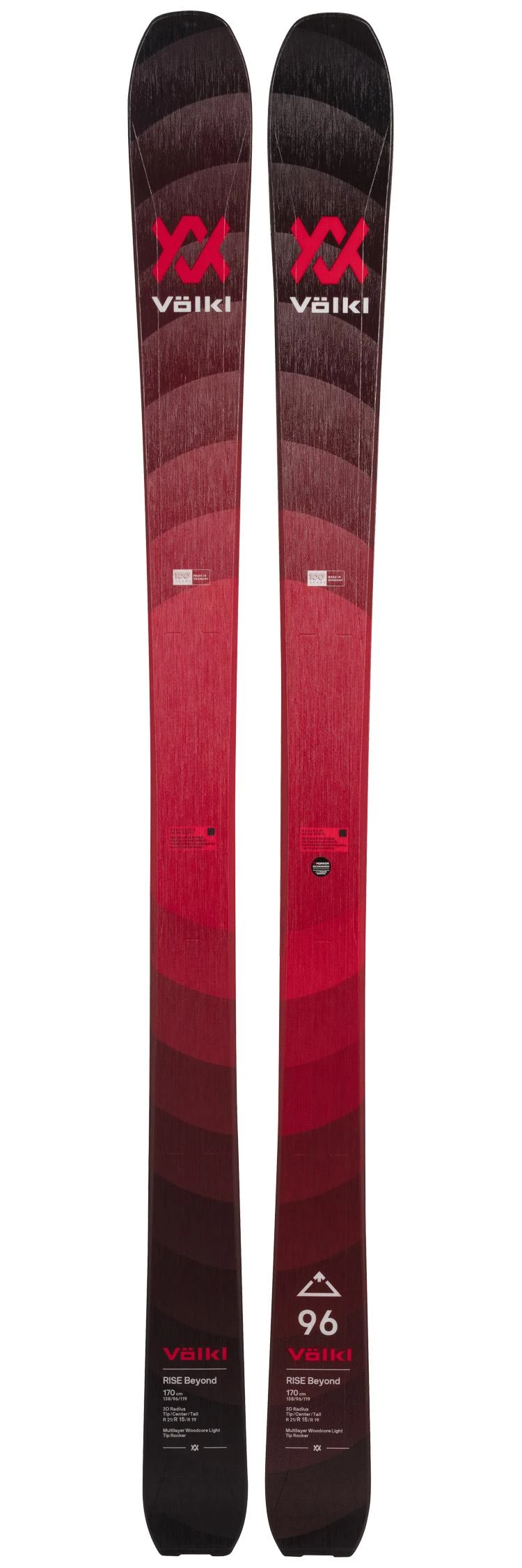 Ski Volkl Rise Beyond 96 3 Ski Volkl Rise Beyond 96