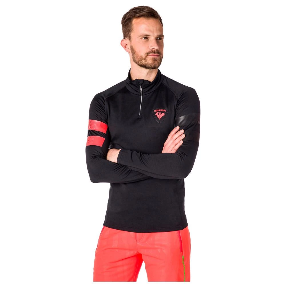 Sous-vêtement Technique Rossignol Classique Hero 1/2 Zip Black 5 Sous-vêtement Technique Rossignol Classique Hero 1/2 Zip Black – Image 3