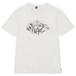 Tee-shirt Picture Dad And Son Carrynat Natural White