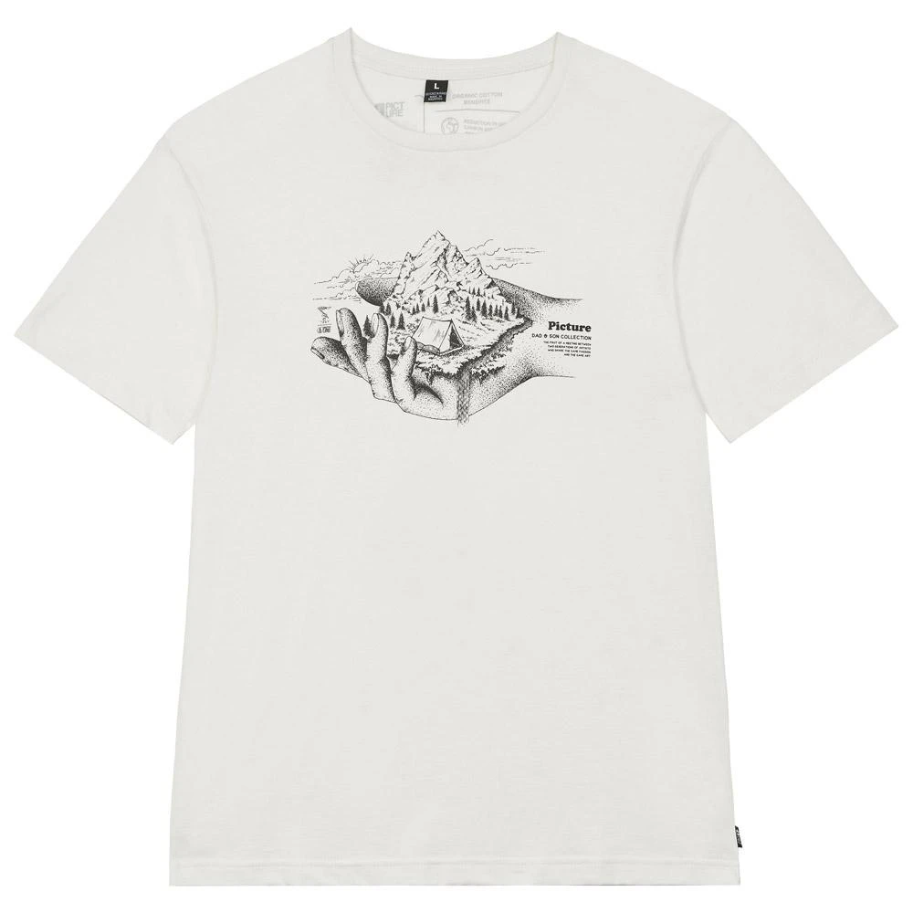 Tee-shirt Picture Dad And Son Carrynat Natural White 3 Tee-shirt Picture Dad And Son Carrynat Natural White