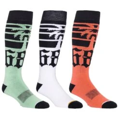 Chaussettes 686 Compton Sock 3-Pack Assorted