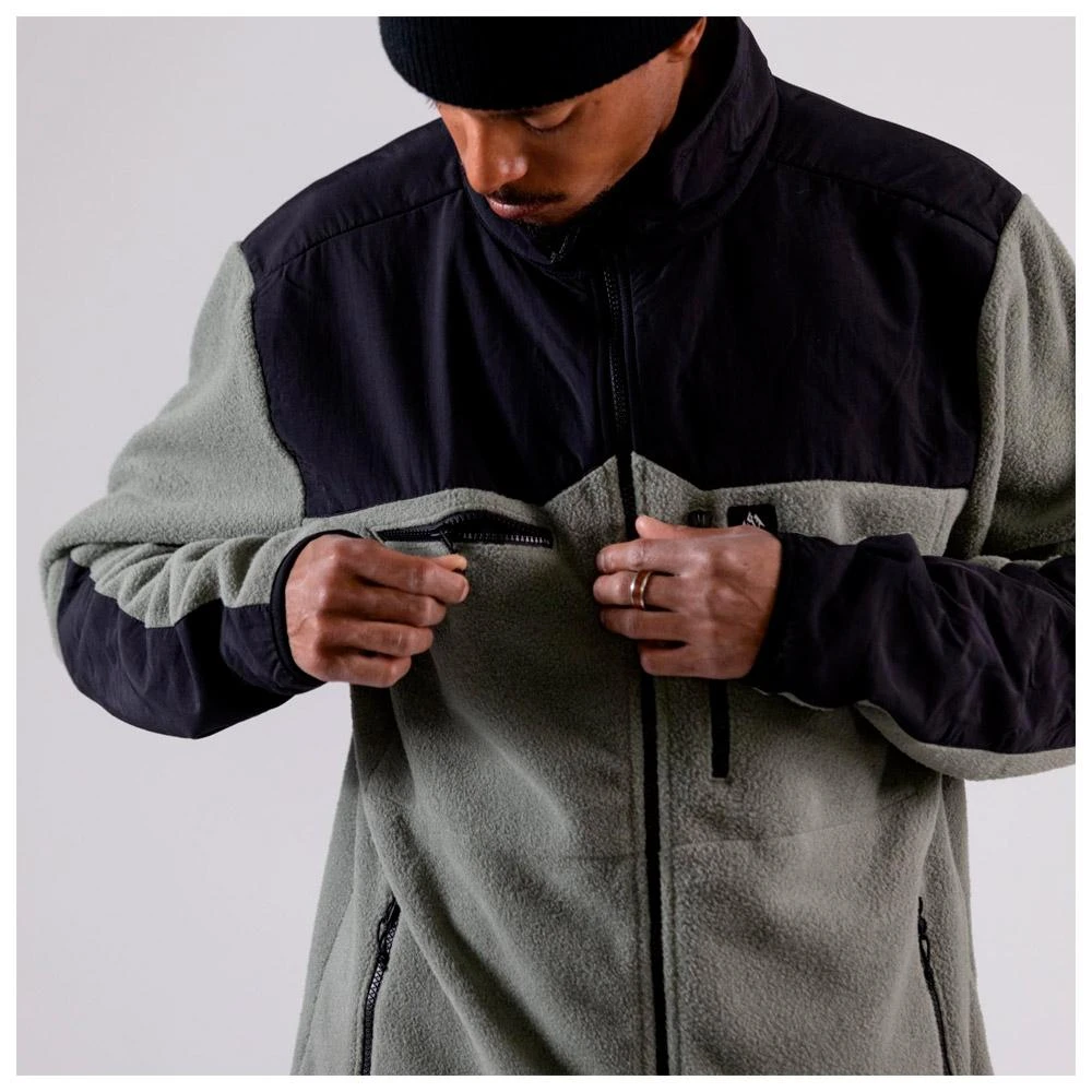 Polaire Jones Fleece Base Camp Herb Green 7 Polaire Jones Fleece Base Camp Herb Green – Image 5