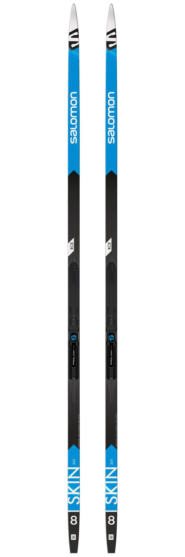 Ski Nordique Salomon RC8 ESkin Med + Psp 3 Ski Nordique Salomon RC8 ESkin Med + Psp