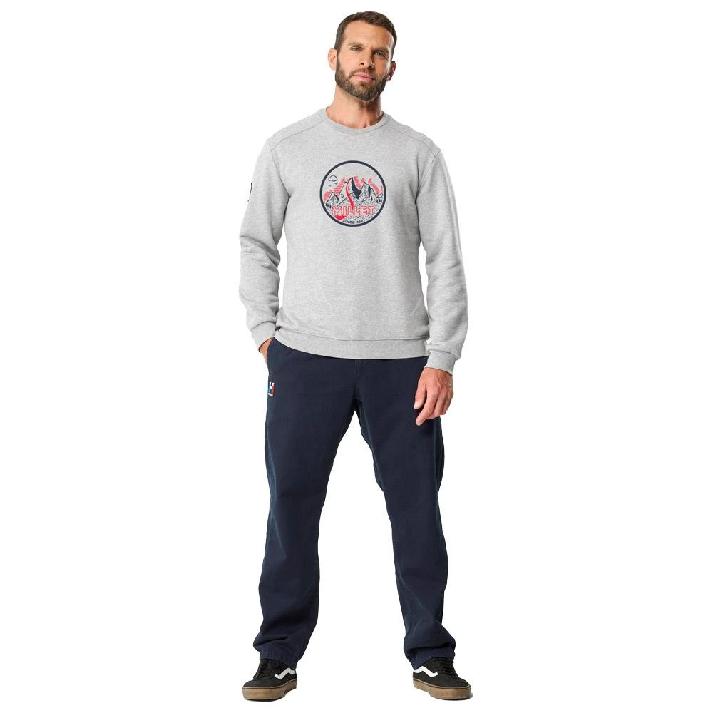 Sweat Millet Heritage Jorasses Crewnk Heather Grey 5 Sweat Millet Heritage Jorasses Crewnk Heather Grey – Image 3