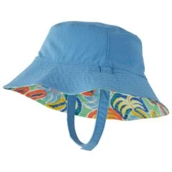 Bob Patagonia Baby Sun Bucket Hat Community Bloom Green