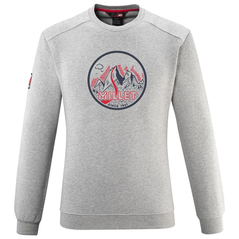 Sweat Millet Heritage Jorasses Crewnk Heather Grey 3 Sweat Millet Heritage Jorasses Crewnk Heather Grey