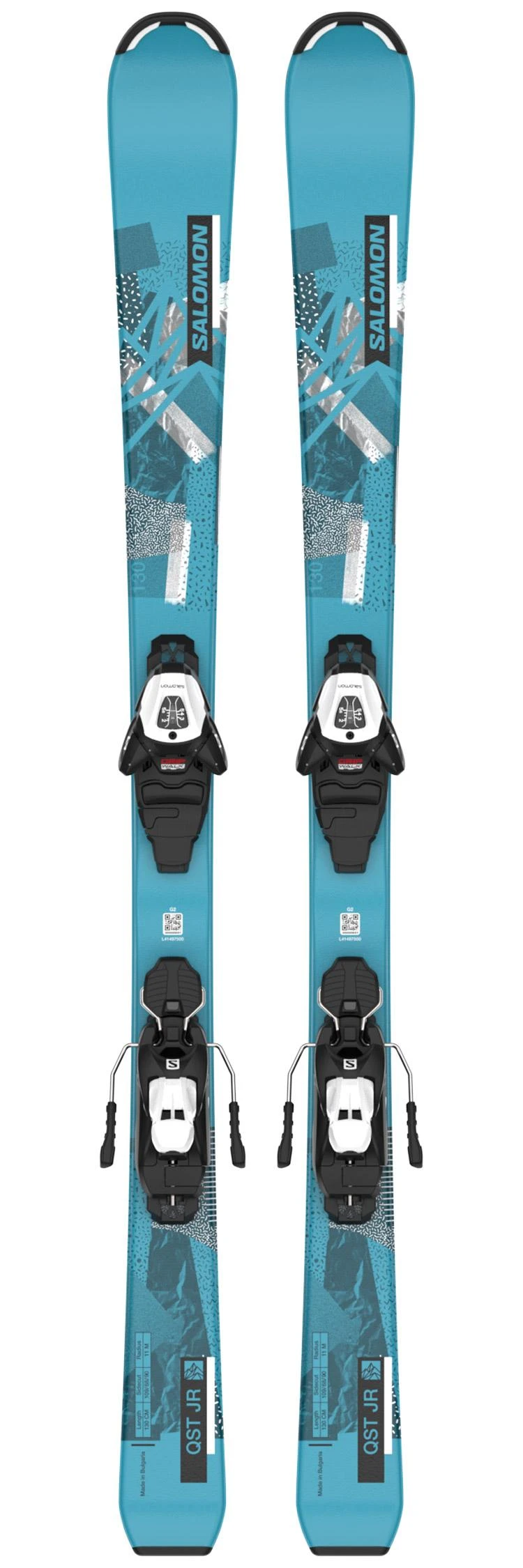 Kit Ski Salomon L Qst Jr M + L6 Gw 3 Kit Ski Salomon L Qst Jr M + L6 Gw