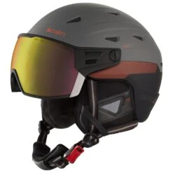 Casque Visière Cairn Shuffle S-visor Evolight Black Graphite Fire