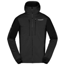 Polaire Norrona Trollveggen Powerstretch Pro Zip Hood M's Caviar
