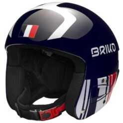 Casque Briko Vulcano Fis 6.8 Epp - France Shiny Tangaroa Blue White