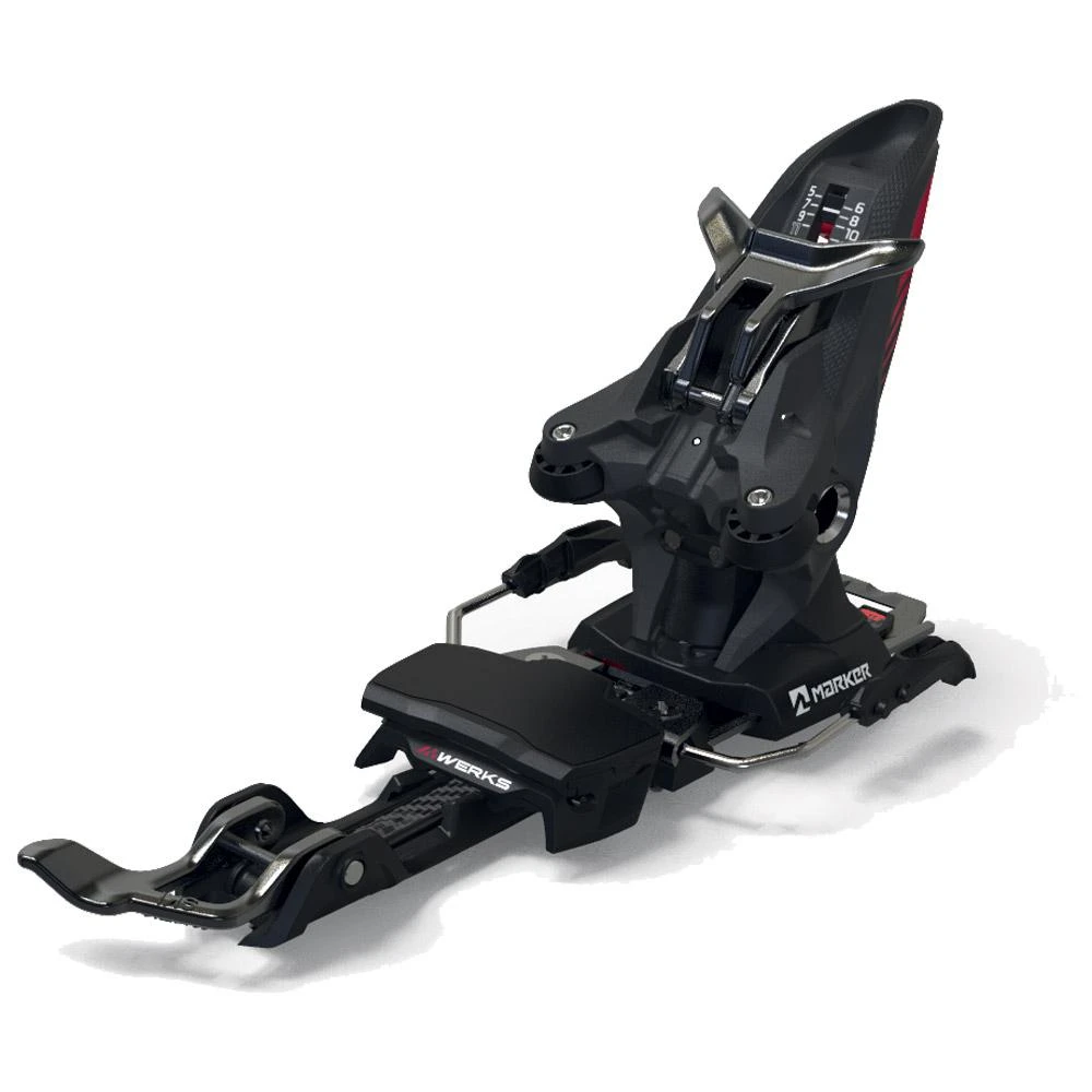 Fix Randonnée Marker Kingpin Mwerks 12 100-125mm Black Red 5 Fix Randonnée Marker Kingpin Mwerks 12 100-125mm Black Red – Image 3