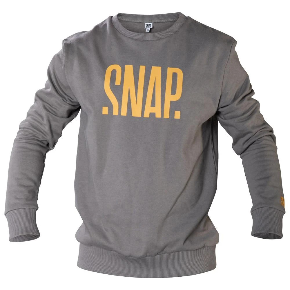 Sweat Snap Sweater Logo Dark Grey 3 Sweat Snap Sweater Logo Dark Grey