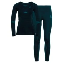 Sous-vêtement Technique Odlo Fundamentals Performance Warm Wmn Dark Sapphire Blue Radiance
