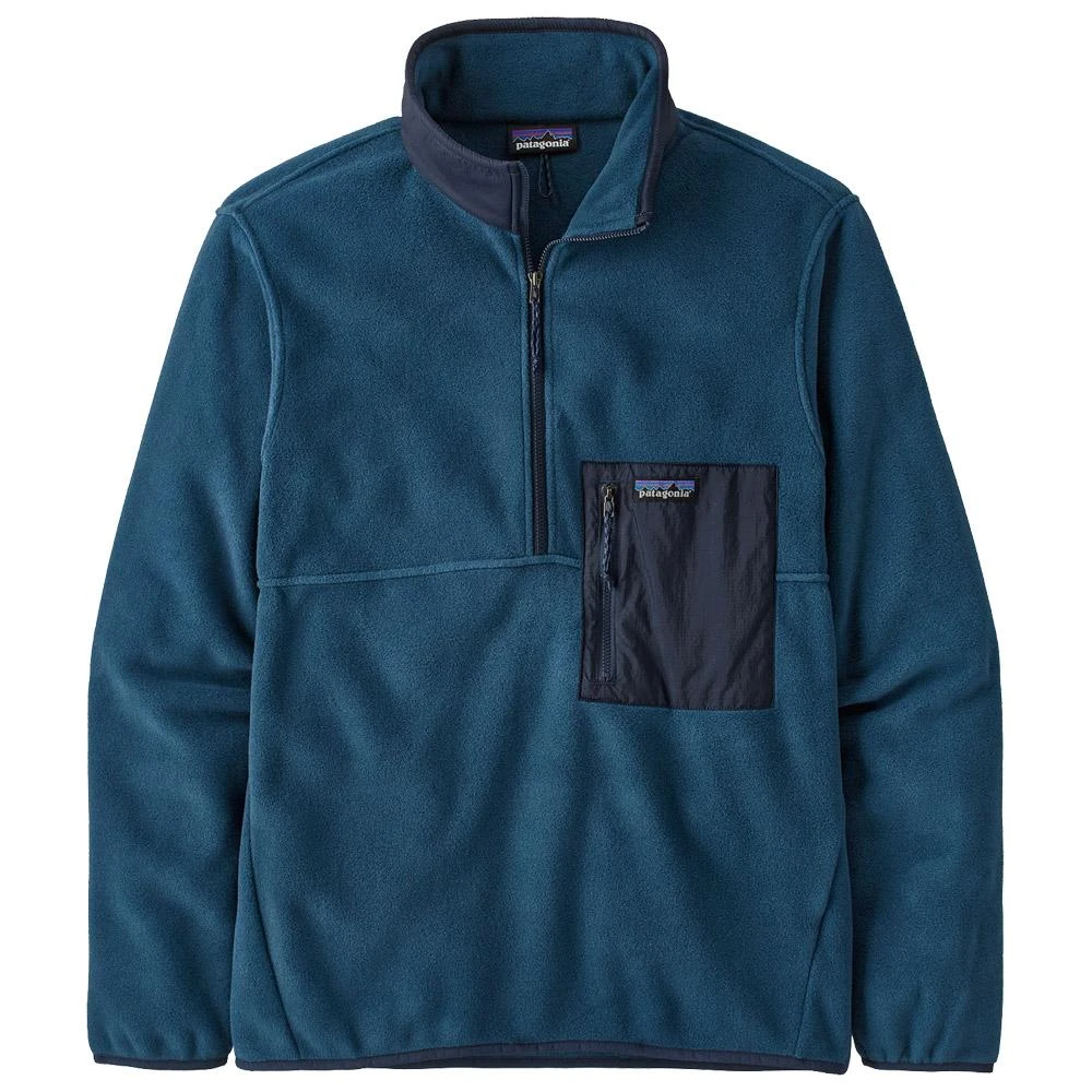 Polaire Patagonia M's Microdini 1/2 Zip Pullover Tidepool Blue 3 Polaire Patagonia M's Microdini 1/2 Zip Pullover Tidepool Blue