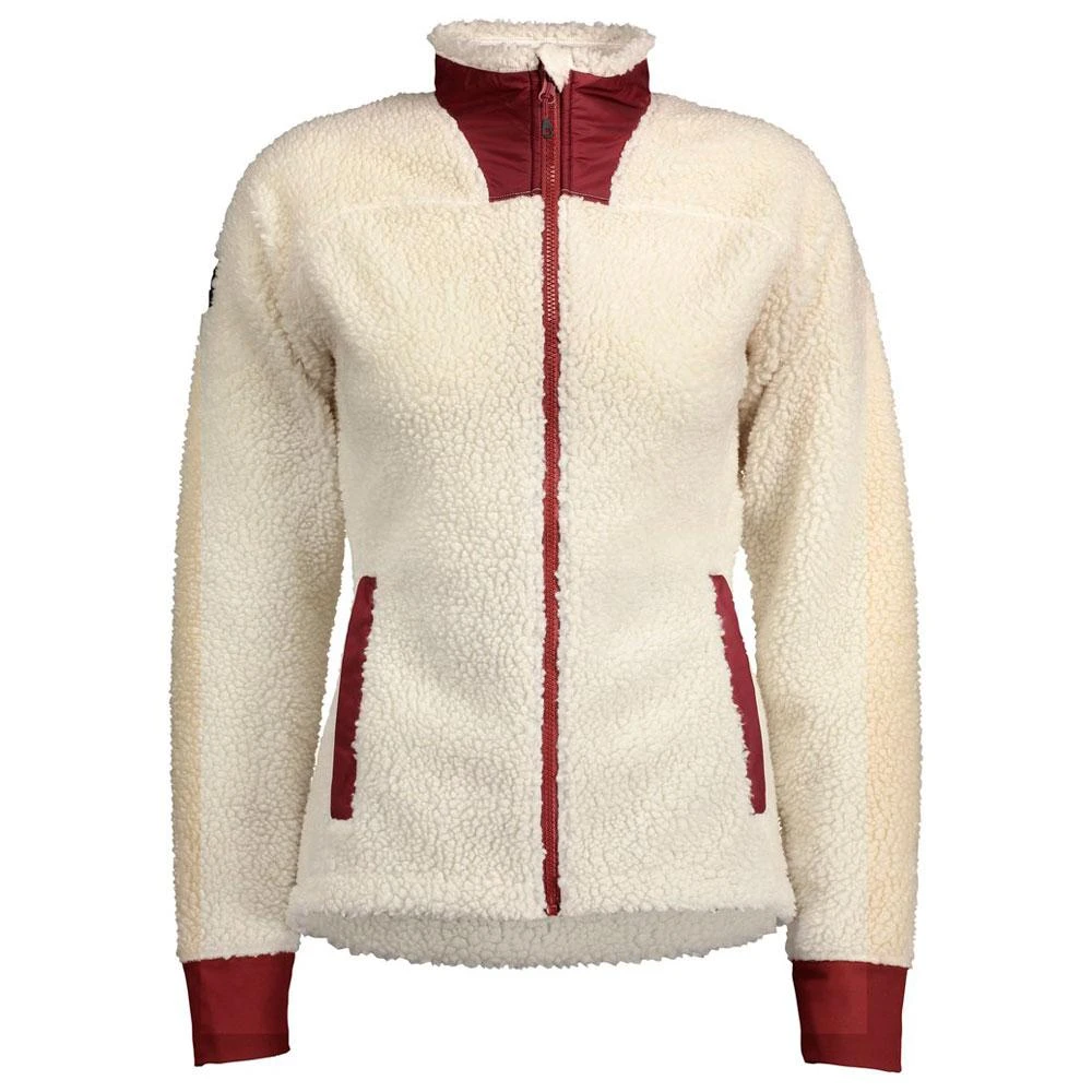 Polaire Scott Defined Heritage Pile Women's Winter White Amaranth Red 3 Polaire Scott Defined Heritage Pile Women's Winter White Amaranth Red