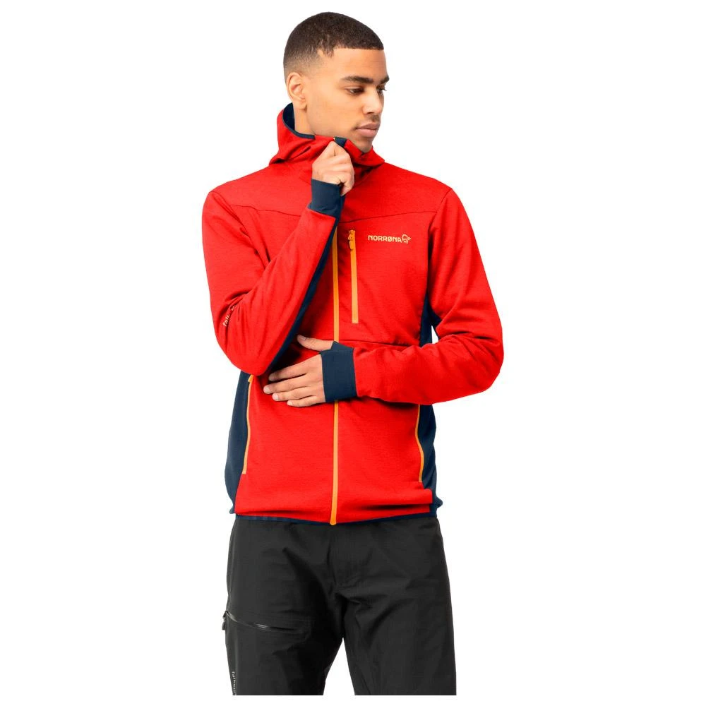 Polaire Norrona Falketind Warm2 Octa Hood M's Arednalin Indigo Night 8 Polaire Norrona Falketind Warm2 Octa Hood M's Arednalin Indigo Night – Image 6