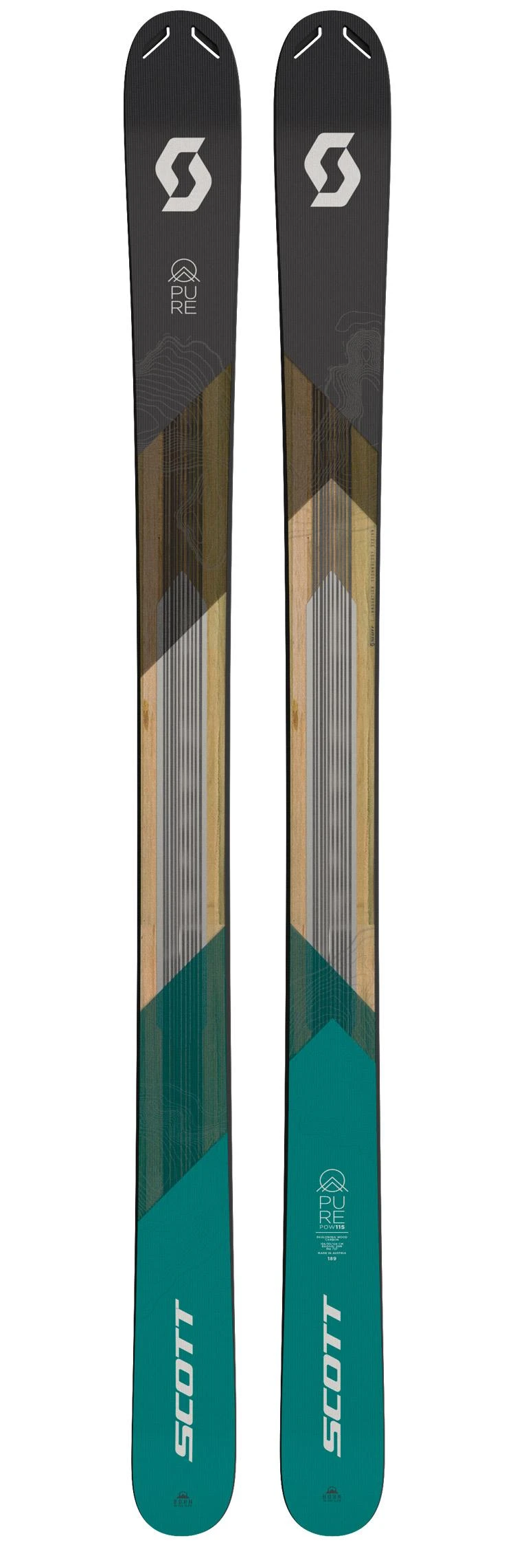 Ski Scott Pure Pow 115Ti 3 Ski Scott Pure Pow 115Ti