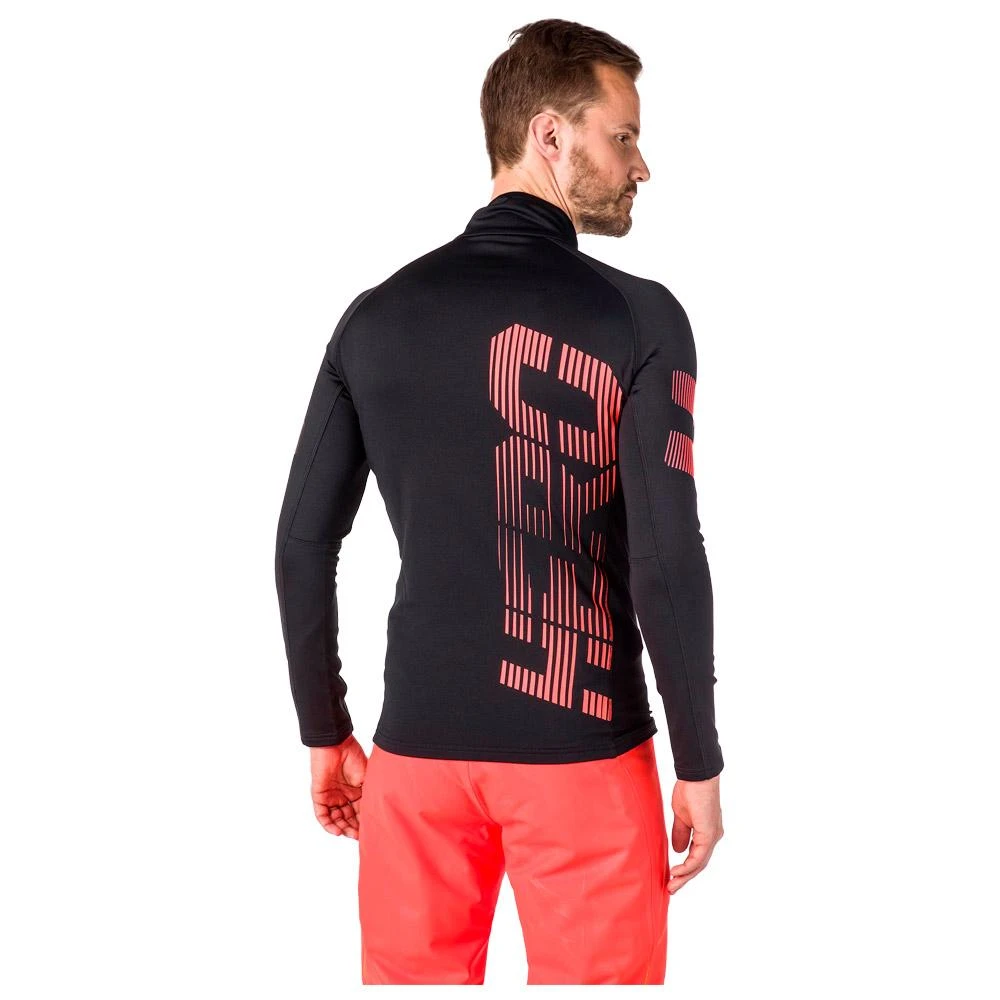 Sous-vêtement Technique Rossignol Classique Hero 1/2 Zip Black 4 Sous-vêtement Technique Rossignol Classique Hero 1/2 Zip Black – Image 2