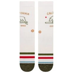 Chaussettes Stance Crew Sock California Republic 2 Offwhite -Ski Équipement Boutique f3595f5ceefe11b6bb2ff6510f989e1937e3d70a E23STANACC3358265 4