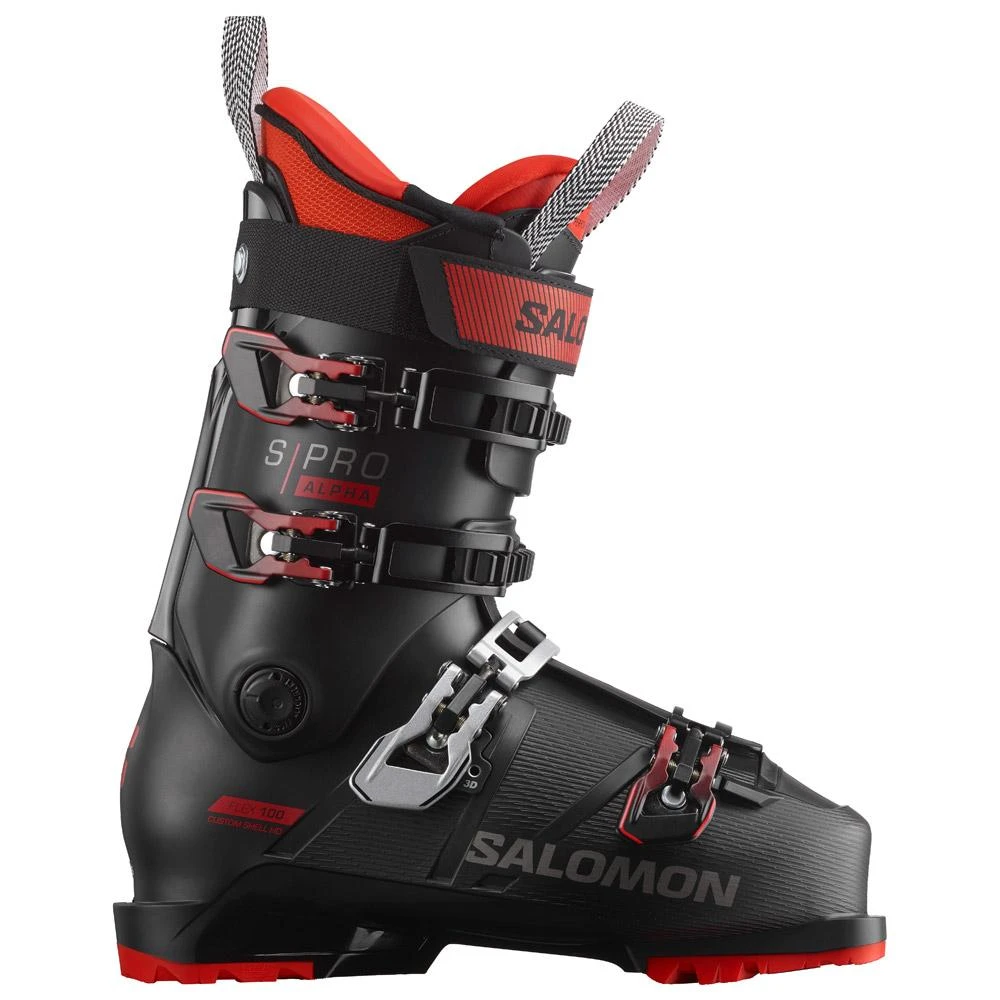 Chaussures De Ski Salomon S/Pro Alpha 100 Black Red 3 Chaussures De Ski Salomon S/Pro Alpha 100 Black Red